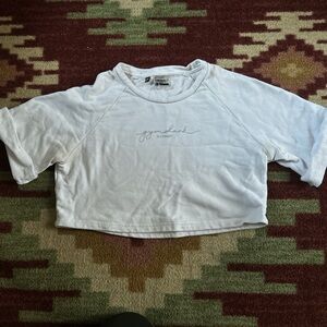 Gymshark White Crop Top